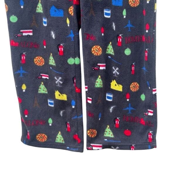 Home Alone Christmas Lounge Pajama Pants Men's XL Multicolor Drawstring Fleece - Picture 4 of 13